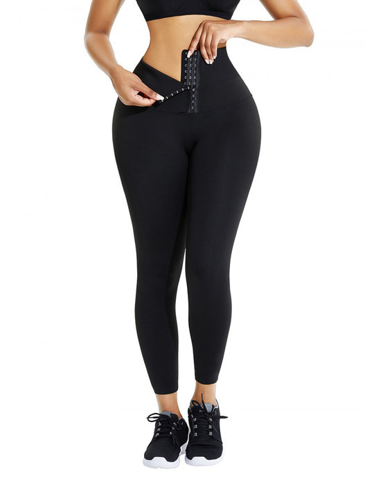 Legging corset taille haute (noir)