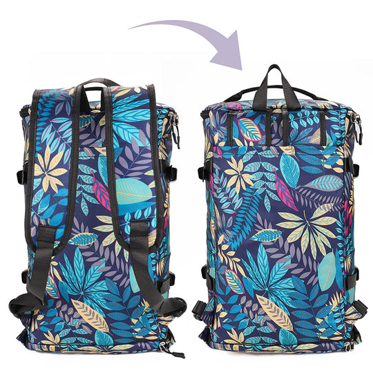 Floral Travel Bookbag