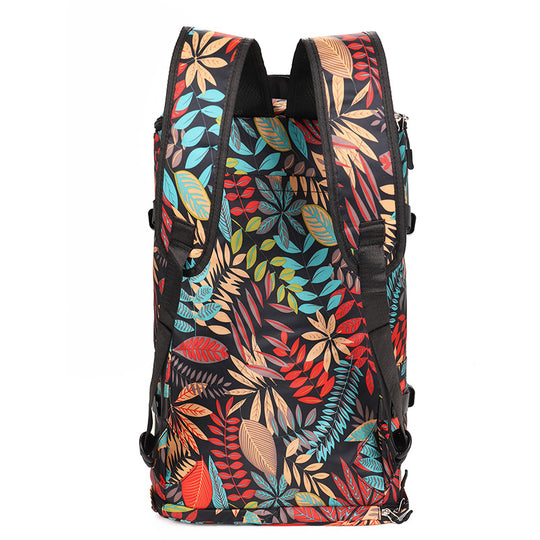 Floral Travel Bookbag