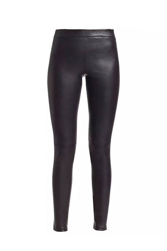 Fleece-Lined Faux Leather Leggings