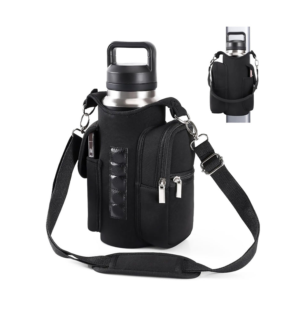 Strap Hydro Flask Carrier Sleeve Carrying Bag For 36oz 64oz Yeti Ramblers Bottle Cup Black With Strap Hydro Flask Carrier Sleeve Carrying Bag For 36oz 64oz Yeti Ramblers Bottle Cup Black With