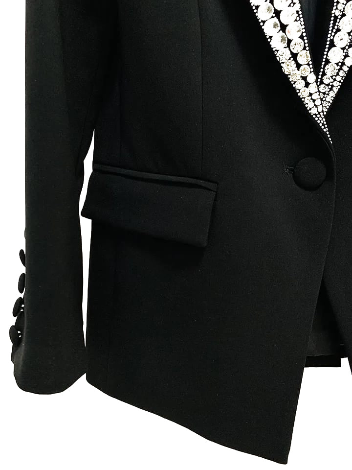 Rhinestone Boyfriend Blazer