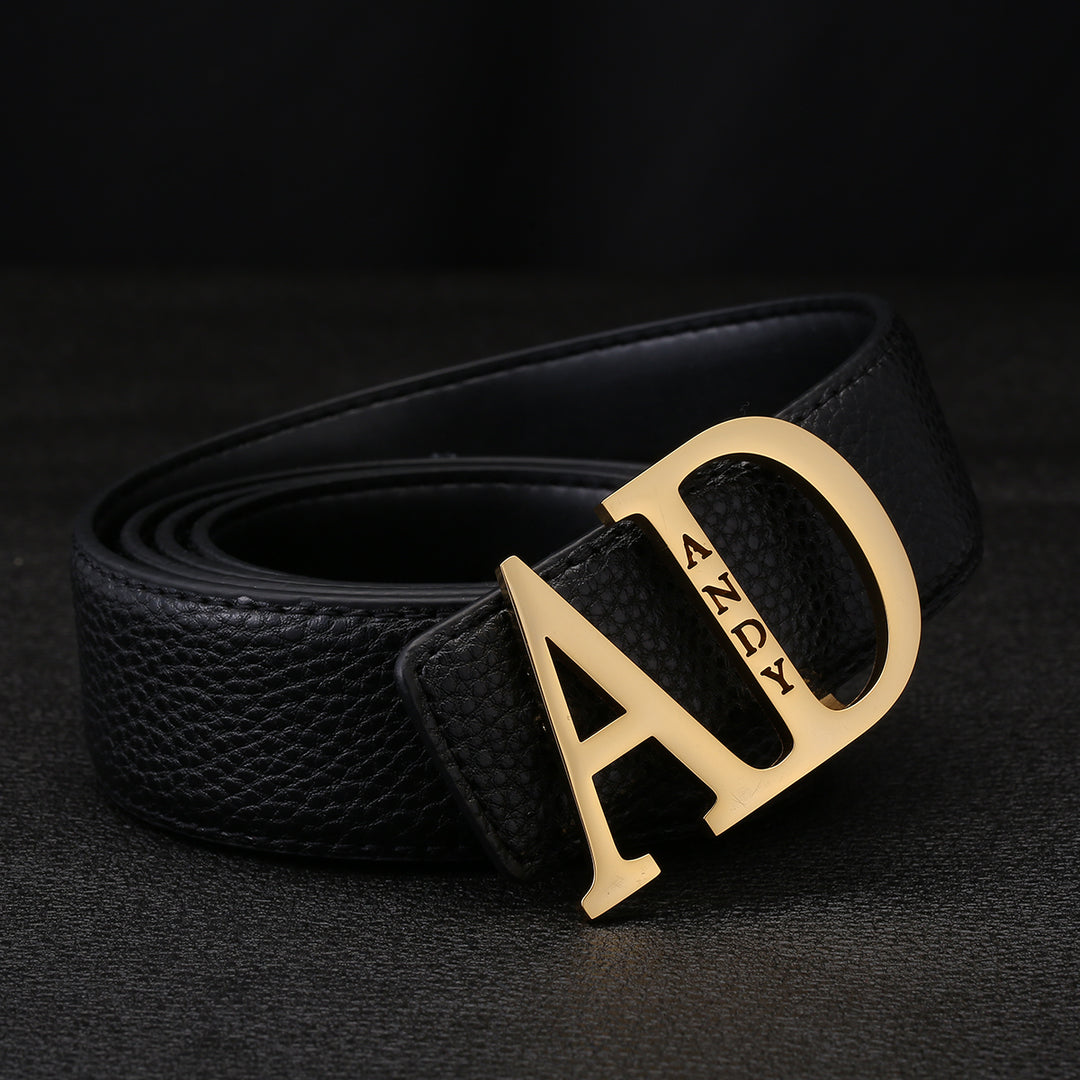 Custom Initials and Name Belt Buckle ONLY