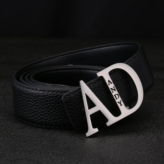 Custom Initials and Name Belt Buckle ONLY