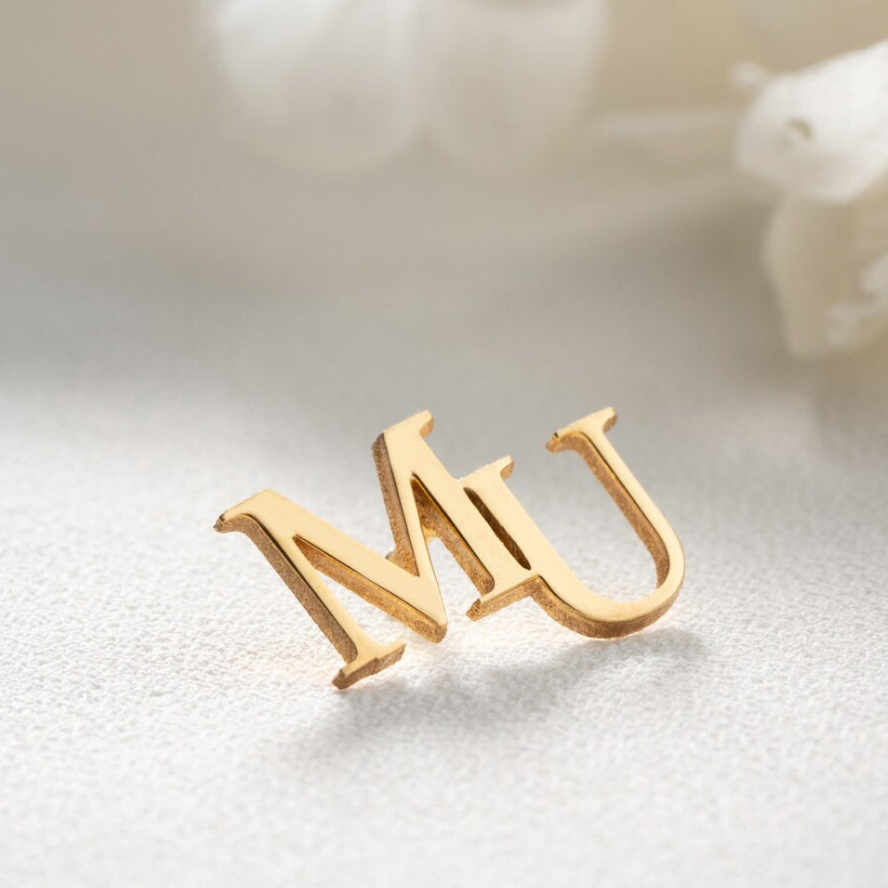 Custom Initials Brooch