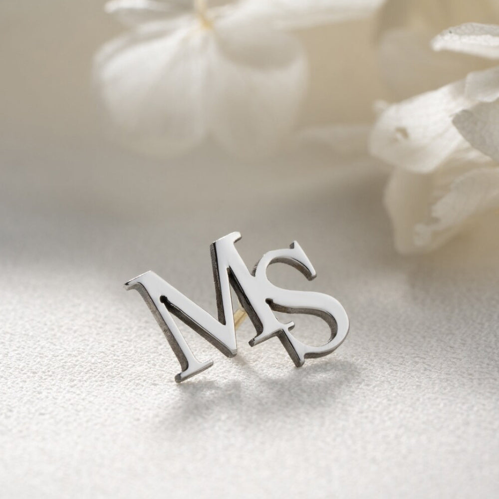 Custom Initials Brooch