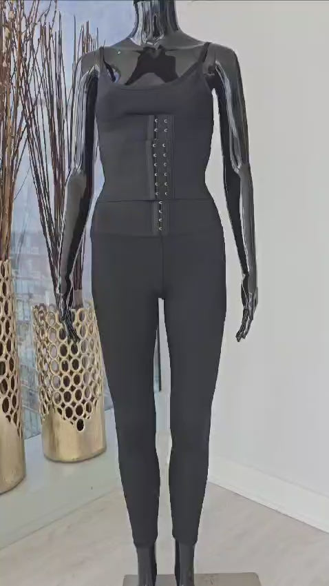 Legging corset cintré à la taille