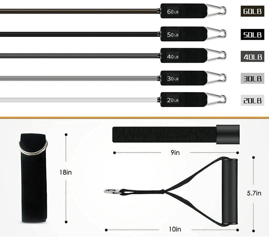 Resistance Band Bundle Set (5)