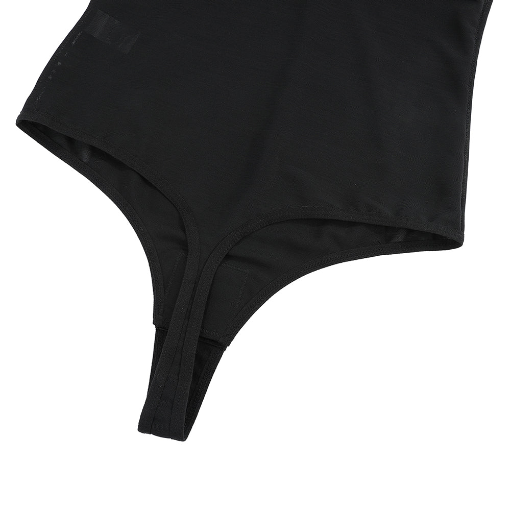 Deep V-Neck Shaper Bodysuit