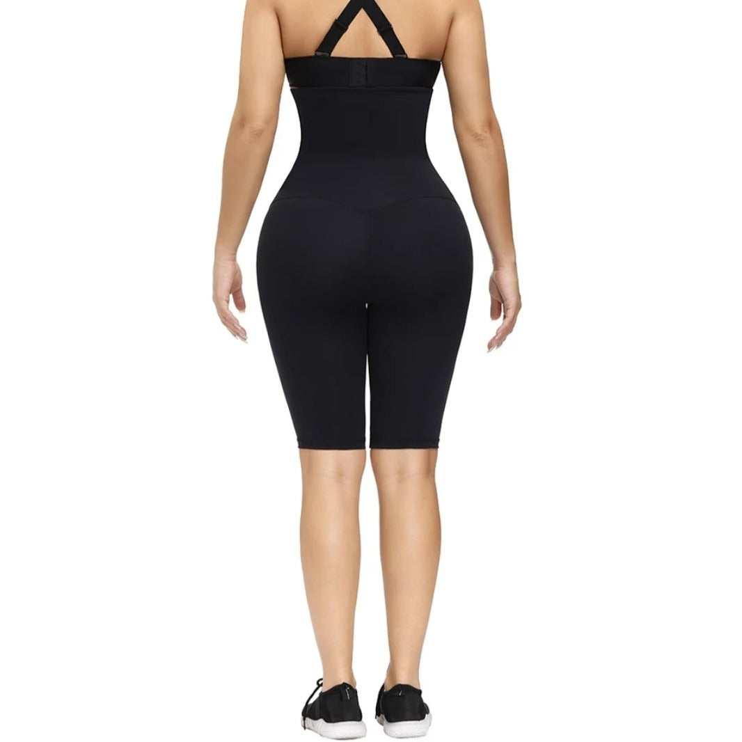 Capris coupe slim double corset haut