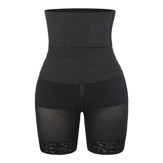 Short enveloppant la taille et rehausseur de fesses